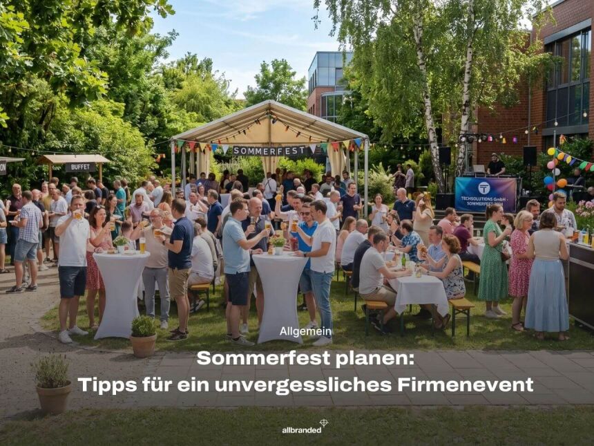 Sommerfest im Unternehmen planen
