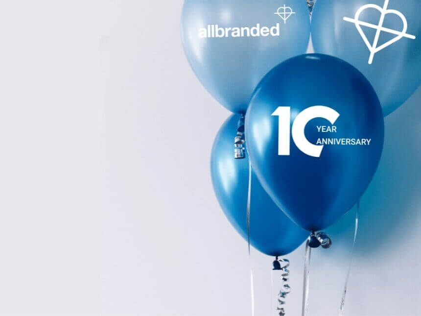 Firmenjubiläum bei allbranded