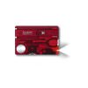 Victorinox Swiss Card mit LED-Licht rot | Digital Druck