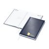 Buchkalender Image Bestseller inkl. Prägung Marineblau-gold | ohne Werbeanbringung | Gold