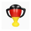 Aufblasbarer Pokal "Deutschland" Deutschland-Farben | 1-farbiger Tampondruck | links von Naht | Ø 70 mm