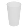 Trinkbecher "Mehrweg" 0,4 l transparent milchig | ohne Werbeanbringung | Nicht verfügbar | Nicht verfügbar
