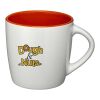 Aztec Keramiktasse Standard | weiss-orange | ohne Werbeanbringung | Nicht verfügbar | Nicht verfügbar