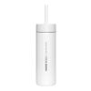 MiiR Sipper 473 ml Trinkflasche mit Trinkhalm weiss