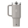 Stanley Quencher® ProTour 1180 ml Thermobecher aus recyceltem Edelstahl mit Flip Strohhalm  grau