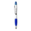 Nash Stylus Kugelschreiber und Marker silber mit farbigem Griff Priority | silber-royalblau | Digitaldruck | Schaft | 60 mm x 8 mm