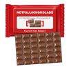 Schoko-Tafel XL in konventionellem Flowpack ohne Werbeanbringung