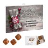 Werbeeinleger Adventskalender - personalisierbares STANDARDMOTIV ohne Werbeanbringung | Weihnachtsschmuck