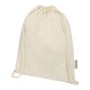 Oregon 140 g/m² Turnbeutel aus GRS recycelter Baumwolle Standard | natur | ohne Werbeanbringung | Nicht verfügbar | Nicht verfügbar | Nicht verfügbar
