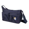 Calli 13" GRS Laptop Umhängetasche aus recyceltem Nylon navy