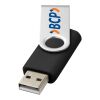 Rotate Basic 2 GB USB-Stick Priority | schwarz-silber | Gravur | Vorderseite | 23 mm x 12 mm | Nicht verfügbar