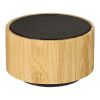 Cosmos Bluetooth® Lautsprecher aus Bambus Standard | natur-schwarz | ohne Werbeanbringung | Nicht verfügbar | Nicht verfügbar