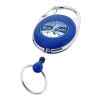 Gerlos Schlüsselkette mit Rollerclip Standard | blau | ohne Werbeanbringung | Nicht verfügbar | Nicht verfügbar | Nicht verfügbar