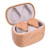 Prixton TWS163 Bluetooth® Ohrhörer holz | ohne Werbeanbringung