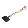 Gaby Mini Lanyard aus RPET mit Telefonhalterung und Sublimationsdruck weiss | ohne Werbeanbringung | Nicht verfügbar | Nicht verfügbar