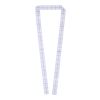 Kord Lanyard mit Papierausweishalter weiß | 20mm