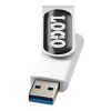 Rotate USB-Stick 3.0 mit Doming weiss | 16 GB | ohne Werbeanbringung | Nicht verfügbar | Nicht verfügbar