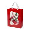 Smartfold Papiertüte, 230 g/m², mit Bandgriffen und Glanzlaminierung – 31 x 12 x 39 cm weiß