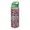 H2O Vibe 850 ml Sportflasche mit Ausgussdeckel weiss-grün | ohne Werbeanbringung | Nicht verfügbar | Nicht verfügbar