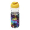 H2O Active® Base Tritan™ 650 ml Sportflasche mit Klappdeckel weiss-gelb
