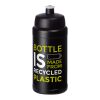 Baseline Recycelte Sportflasche, 500 ml Schwarz-Schwarz | ohne Werbeanbringung | Nicht verfügbar | Nicht verfügbar