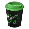 Americano® Espresso Eco 250 ml recycelter Isolierbecher schwarz-grün | ohne Werbeanbringung | Nicht verfügbar | Nicht verfügbar