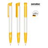 senator Super Hit Polished Basic SG Druckkugelschreiber weiß-gelb | ohne Werbeanbringung | ohne Werbeanbringung | Nicht verfügbar