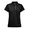 THC DYNAMIC WOMEN. Technisches Poloshirt für Damen schwarz