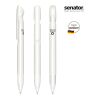 senator Evoxx Polished Recycled Druckkugelschreiber weiß | ohne Werbeanbringung | Nicht verfügbar | Nicht verfügbar
