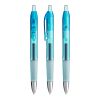 BIC® Intensity® Gel Clic hellblau | blaue Tinte | 1-farbiger Siebdruck | Schaft-gegenüber vom Clip | 16.00 mm x 40.00 mm