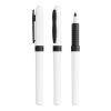 BIC® Mark-it Permanent Marker weiß-schwarz | 1-farbiger Siebdruck | Kappe-gegenüber vom Clip | 15.00 mm x 25.00 mm
