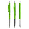 BIC® M10® Clic Druckkugelschreiber Apfelgrün | 1-farbiger Siebdruck | Schaft-rechts vom Clip | 8.00 mm x 42.00 mm