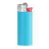 BIC® J25 Standard Feuerzeug Hellblau-Weiß-Rot-hellgrau | 1-farbiger Siebdruck | Körper-Vorderseite(Rad rechts) | 16.00 mm x 40.00 mm