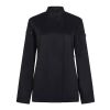 VL THOTH. Kochjacke für Damen (190 g/m²), aus Baumwolle (35 %) und recyceltem Polyester (65 %) schwarz | ohne Werbeanbringung | Nicht verfügbar | Nicht verfügbar | Nicht verfügbar
