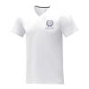 Somoto T-Shirt mit V-Ausschnitt für Herren Weiß | S