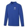 Oakville Langarm Poloshirt transparent blau | L