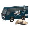3D Präsent Bus Weihnachten 4c Euroskala | 4 WEISS Lebkuchen Mini