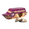 3D Präsent Schiff Weihnachten 4c Euroskala | 4 WEISS Lebkuchen Mini