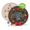 Adventskalender "Centro" mit Lindt Schokolade, Inlay aus Papier bunt | ohne Werbeanbringung