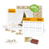 „2 In 1“ Marken-Adventskalender Lindt Schokolade Mit Jahresplaner, Inlay Aus Papier bunt | ohne Werbeanbringung