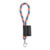 Lanyard Tube Short Set. Standardmodelle neonorange-Königsblau | Sublimation – im Preis inbegriffen