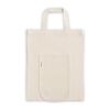 BEIRUT. Faltbare Tasche aus Baumwolle (50%), receycelte Baumwolle (30%) und Polyester (20% rPET) (140 g/m²) Naturhell
