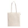 GIZA. Tasche aus 100 % recycelter Baumwolle (140 g/m²) Beige | ohne Werbeanbringung