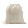 SALAMANCA. Turnbeutel aus recycelter Baumwolle (70%) und Polyester (30% rPET) (150 g/m²) Beige | ohne Werbeanbringung