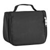 WILLIS. Kulturbeutel aus Mikrofasern mit diversen Taschen Schwarz | ohne Werbeanbringung