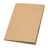 PUZO. Mappe aus Kraftpapier A4 (400 g/m²) Beige | ohne Werbeanbringung | A4