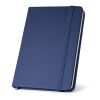 HEMINGWAY. A5 PU-Notizblock mit unlinierten Blättern Blau