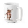 REINDEER. Becher mit Weihnachtsdruck 330 ml Weiß | ohne Werbeanbringung | Nicht verfügbar | Nicht verfügbar | Nicht verfügbar