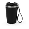 SPITZ. Reisebecher aus Edelstahl (90 % recycelt) und Außenwand aus PP mit matter Oberfläche 440 ml Schwarz | ohne Werbeanbringung | Nicht verfügbar | Nicht verfügbar | Nicht verfügbar