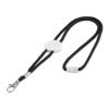 WEAVE. Lanyard aus Polyester Schwarz | ohne Werbeanbringung | Nicht verfügbar | Nicht verfügbar | Nicht verfügbar